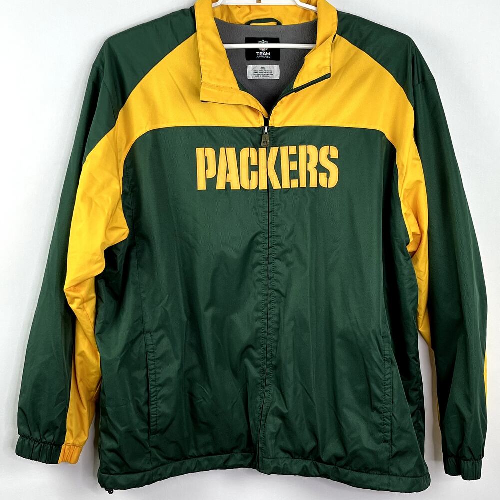 NFL Team Apparel Green Bay Packers Jacket Men's 2XL